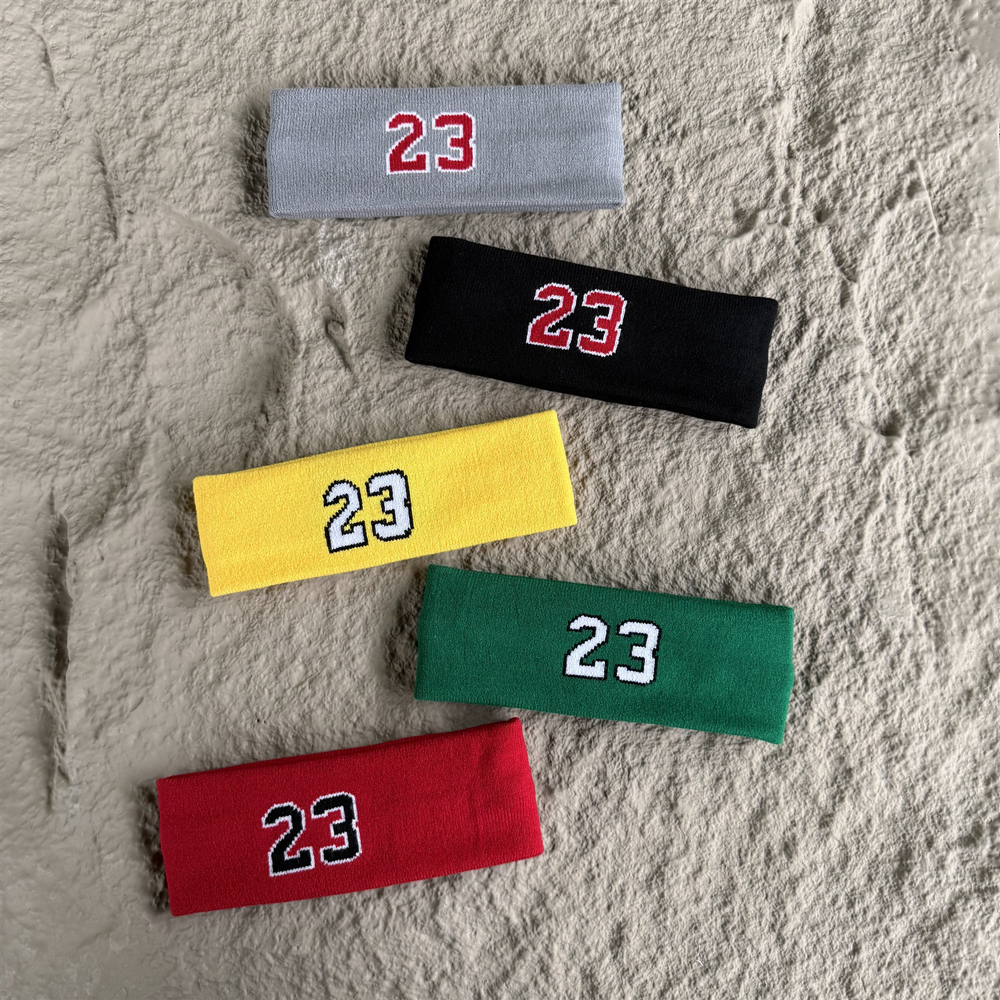 American Style Performance Cotton Headband Non Slip Running Hairband for Men & Women