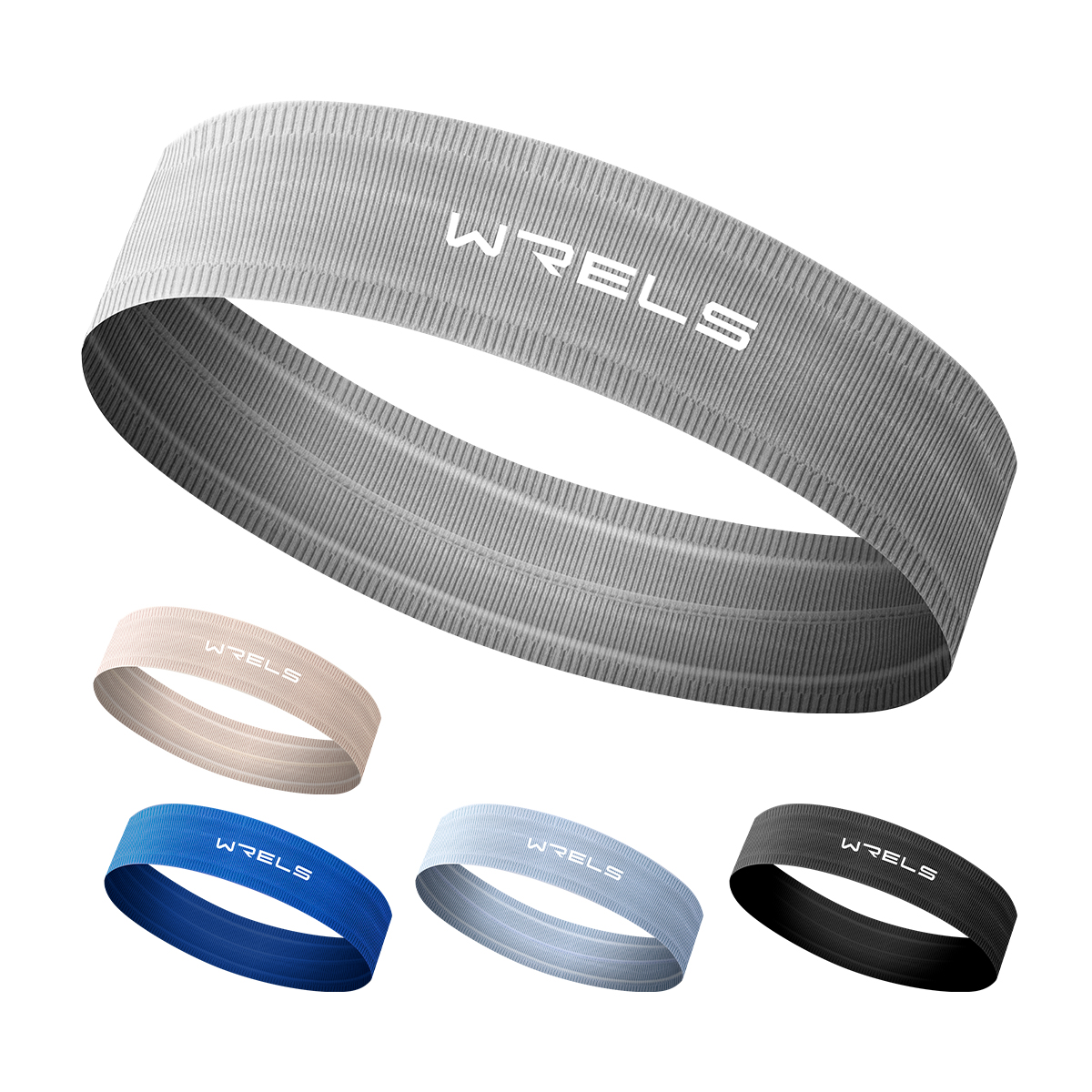 Anti Slip Sports Headband Quick Dry Running Sweatband for Men and Women