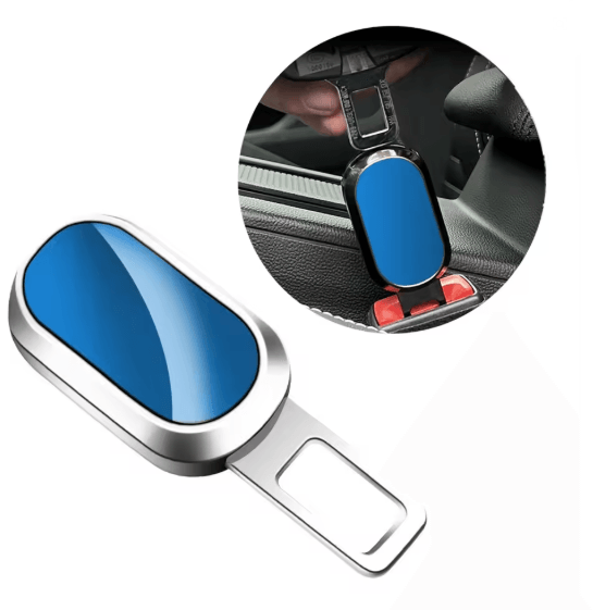 Metal Car Seat Belt Buckle Extender with One Button Release