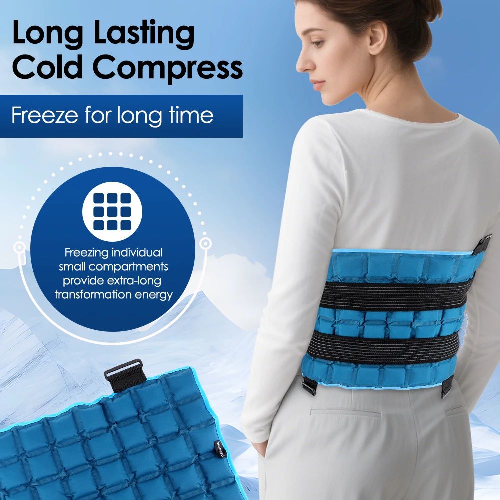 TheraWrap Hot & Cold Knee Ice Pack Wrap for Pain Relief & Recovery