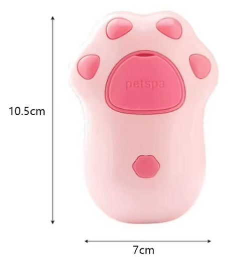 Cute Pink Silicone Pet Steam Massage Brush Floating Hair Bath and Grooming Comb