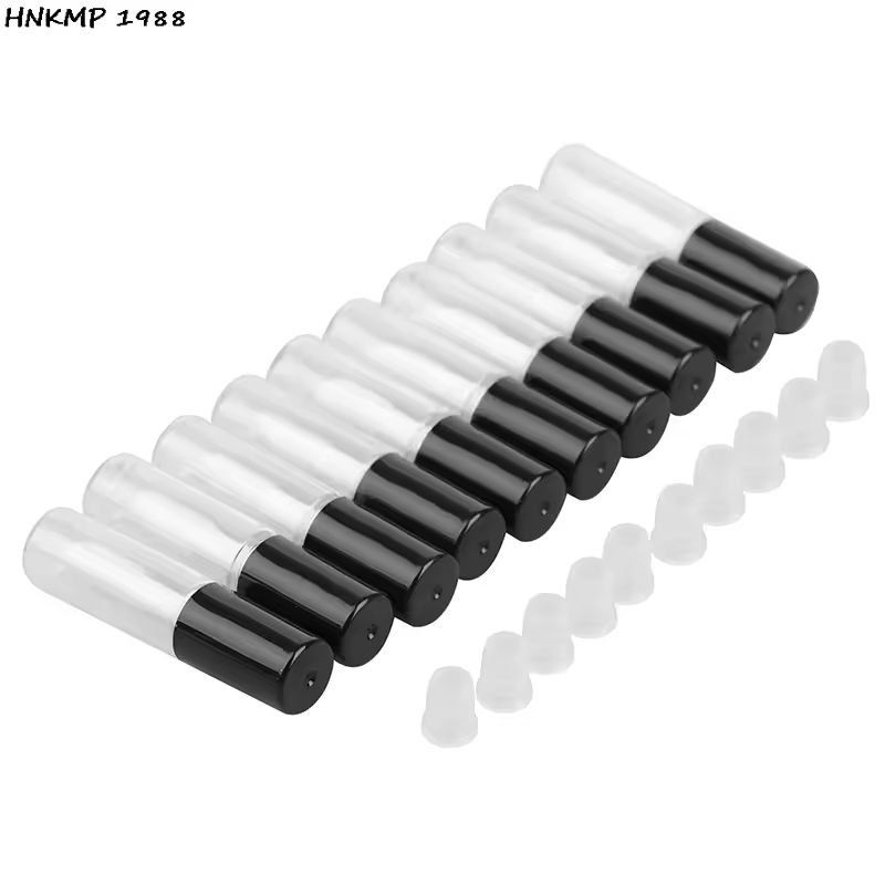 Customizable 10-Pack Empty Lip Balm & Lipstick Tubes – DIY Cosmetic Containers with Cap