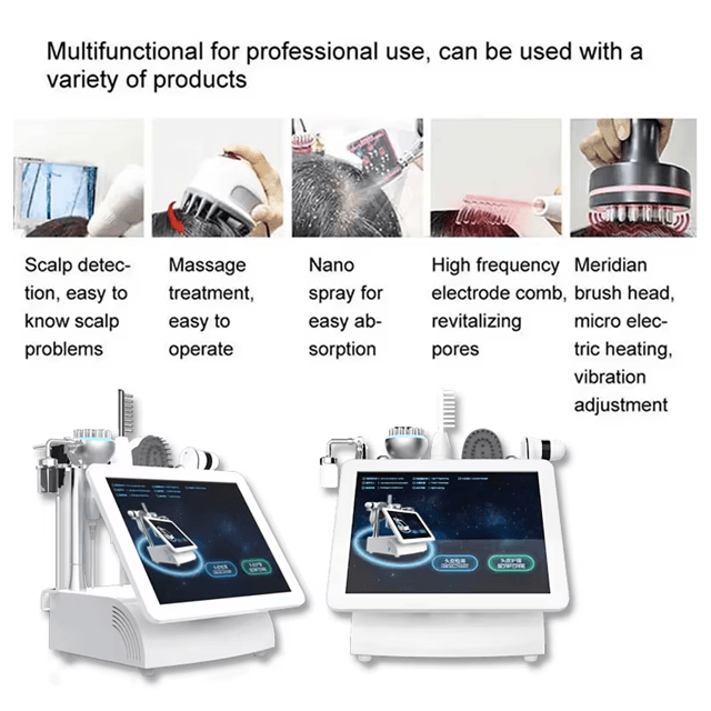 5 in 1 Hair Scalp Analyzer and High Frequency Hair Regrowth Device