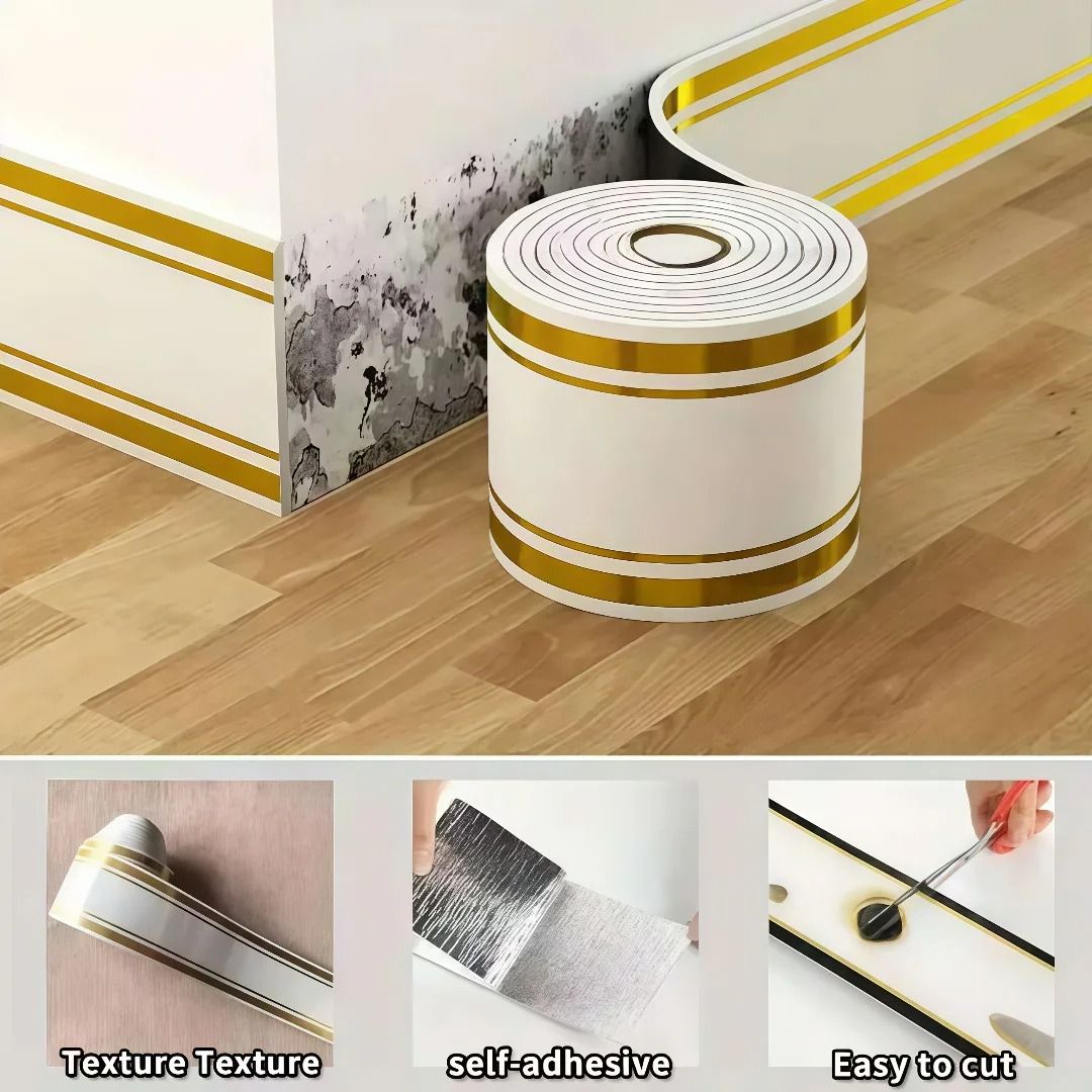 Flexible Self Adhesive Foam Skirting Board Wall Trim