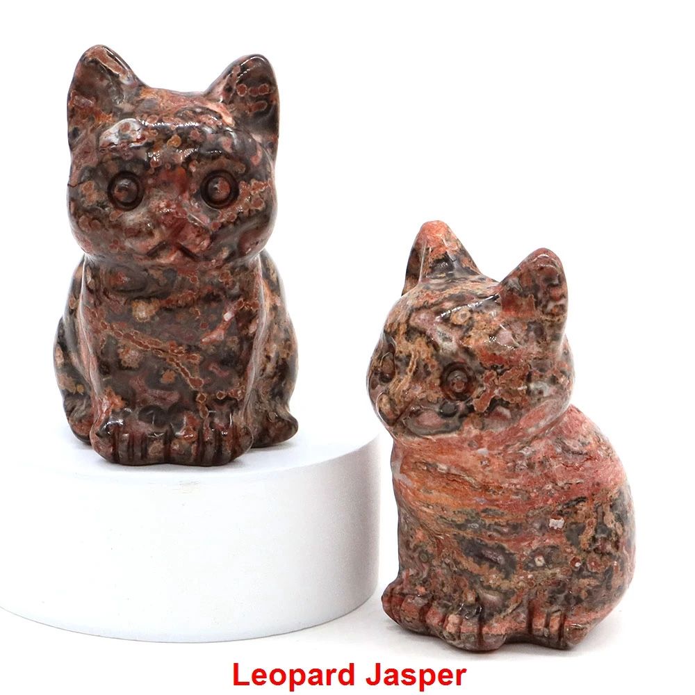 Amethyst Crystal Cat Statue
