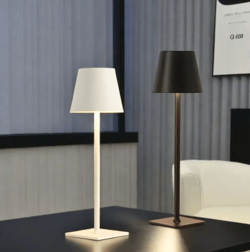 Nordic LED Desk Lamp Rechargeable Touch Dimming Light for Minimalist Home Decor