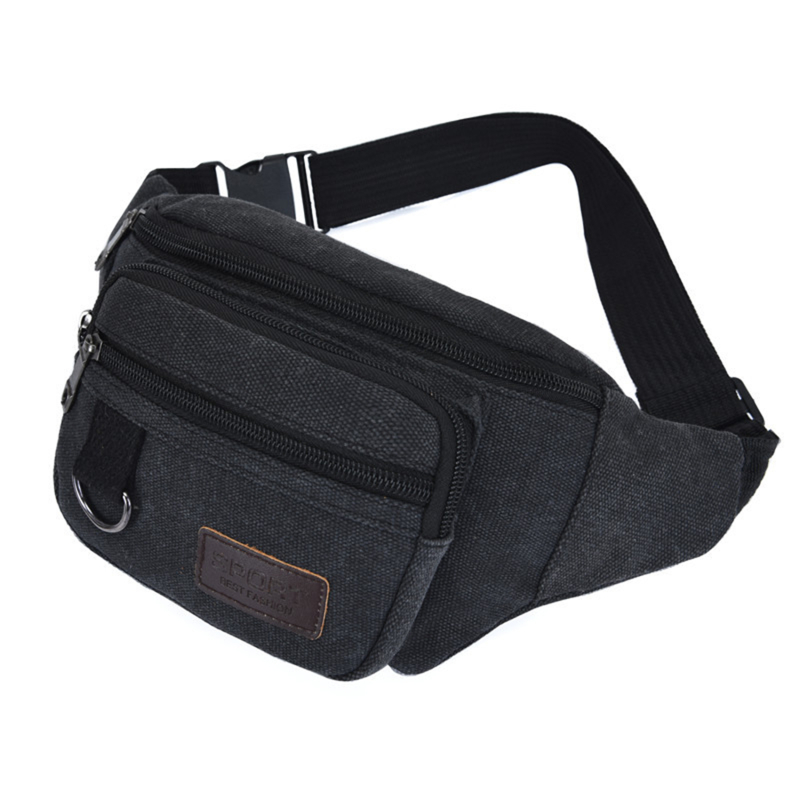 Multi-functional Men's Waist Bag, Large Capacity Phone Wallet Multi-functional Male's Shoulder Bags