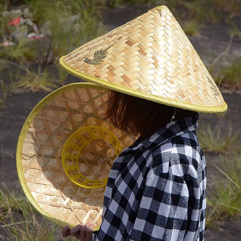 Handmade Straw Sunscreen Vintage Hat Fishing Sunshade & Beach Sun Hat for Women