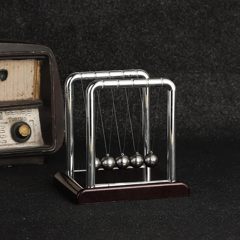 Newton Cradle Physics Desk Toy Steel Ball Pendulum