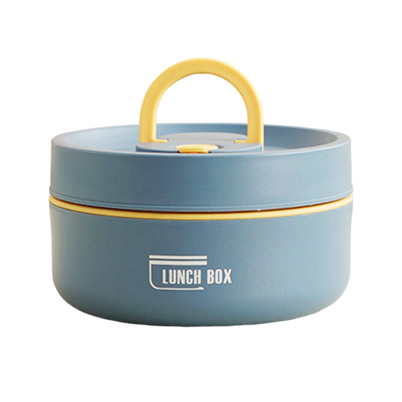 Stainless Steel Leakproof Lunch Box – Insulated Thermal Food Container with Folding Handle