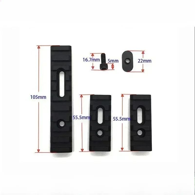 Aluminum Tactical Helmet Rail Mount Adapter Set
