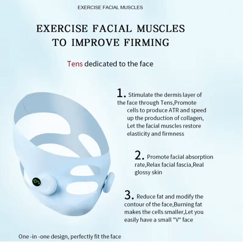 V Shape Face Sculpting EMS Microcurrent Beauty Device