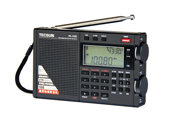 Tecsun PL330 Portable Full Band Radio with SSB and DSP for AM FM SW LW Listening