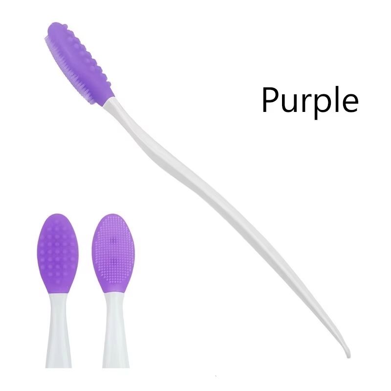 Silicone Face Cleansing Brush with Replacement Heads – Exfoliating Blackhead Removal Tool