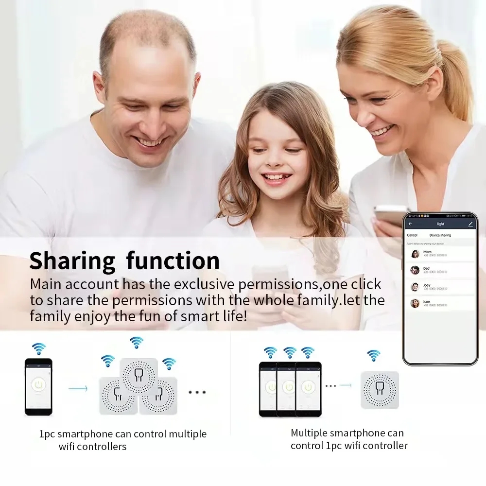Smart Mini WiFi Switch Module Voice Control with Alexa & Google Home