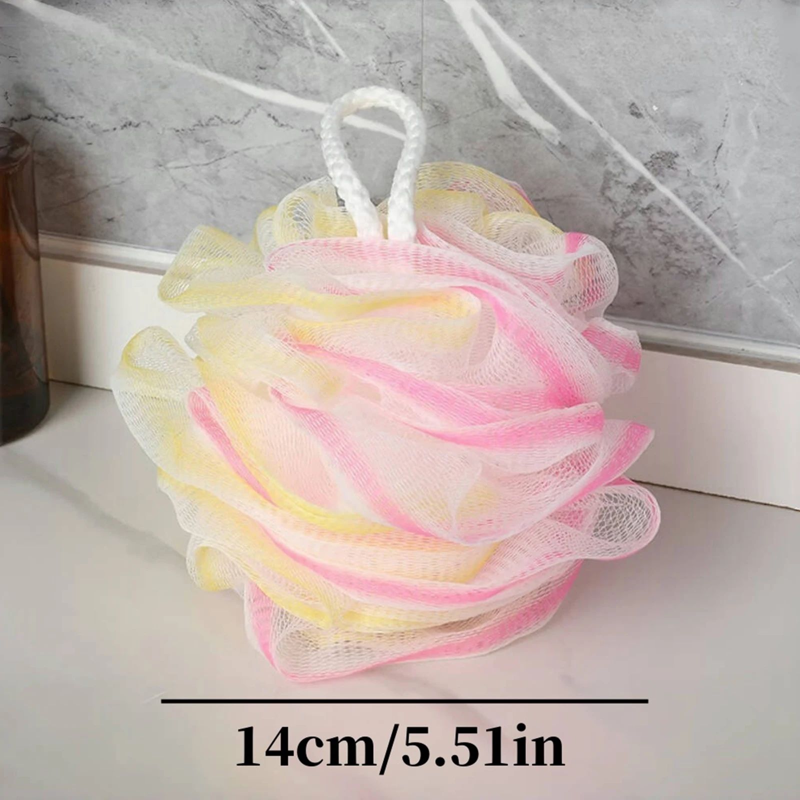 Exfoliating Bath Loofah Sponge Set Soft Mesh Shower Scrubber 2 Pack