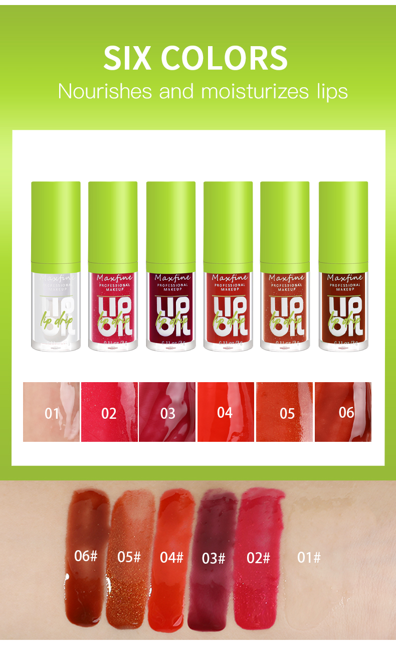 Natural Lip Enhancer, Moisturizing Transparent Liquid Lip Gloss with Shine & Hydration