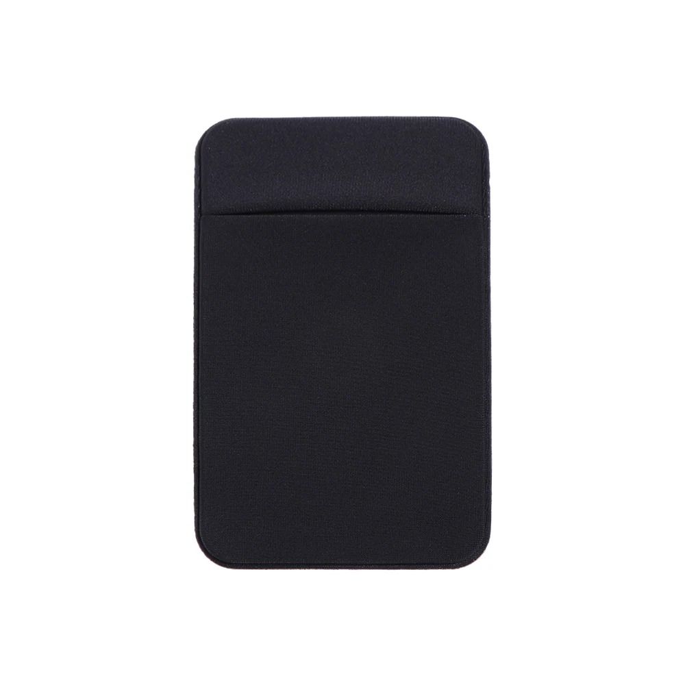 Elastic Cell Phone Card Holder – Slim Lycra Adhesive Mobile Wallet & ID Pocket