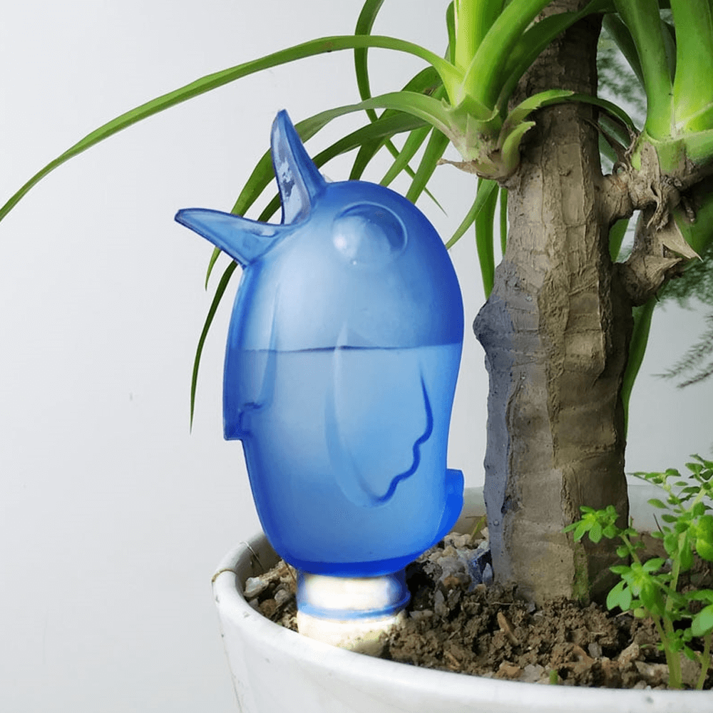 Self Spike Planter Drip Watering Bird