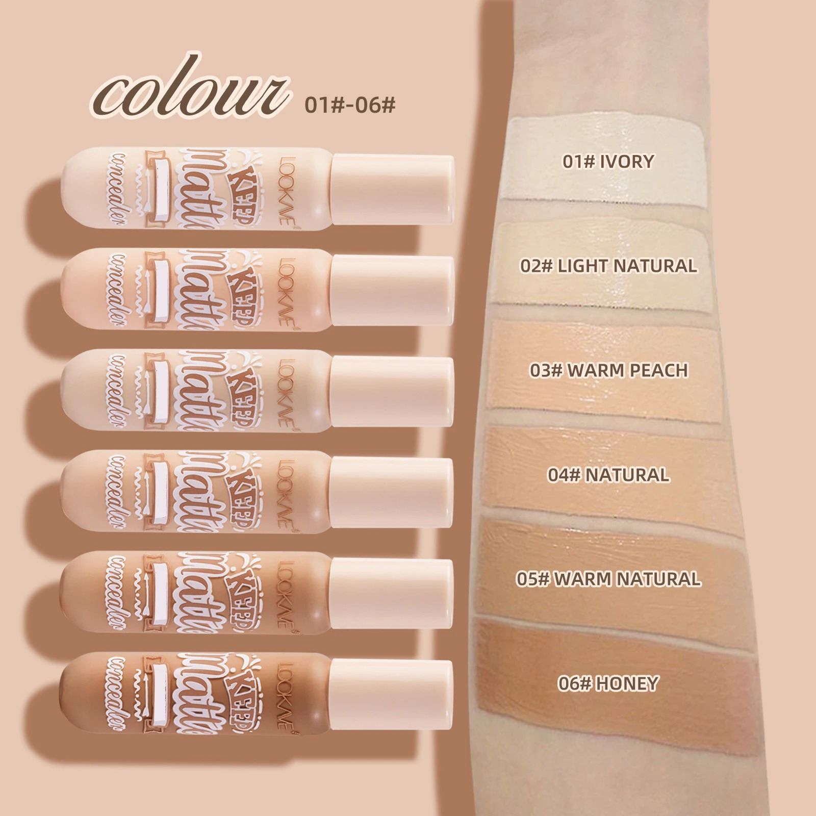 Moisturizing Full Coverage Liquid Concealer Stick Foundation