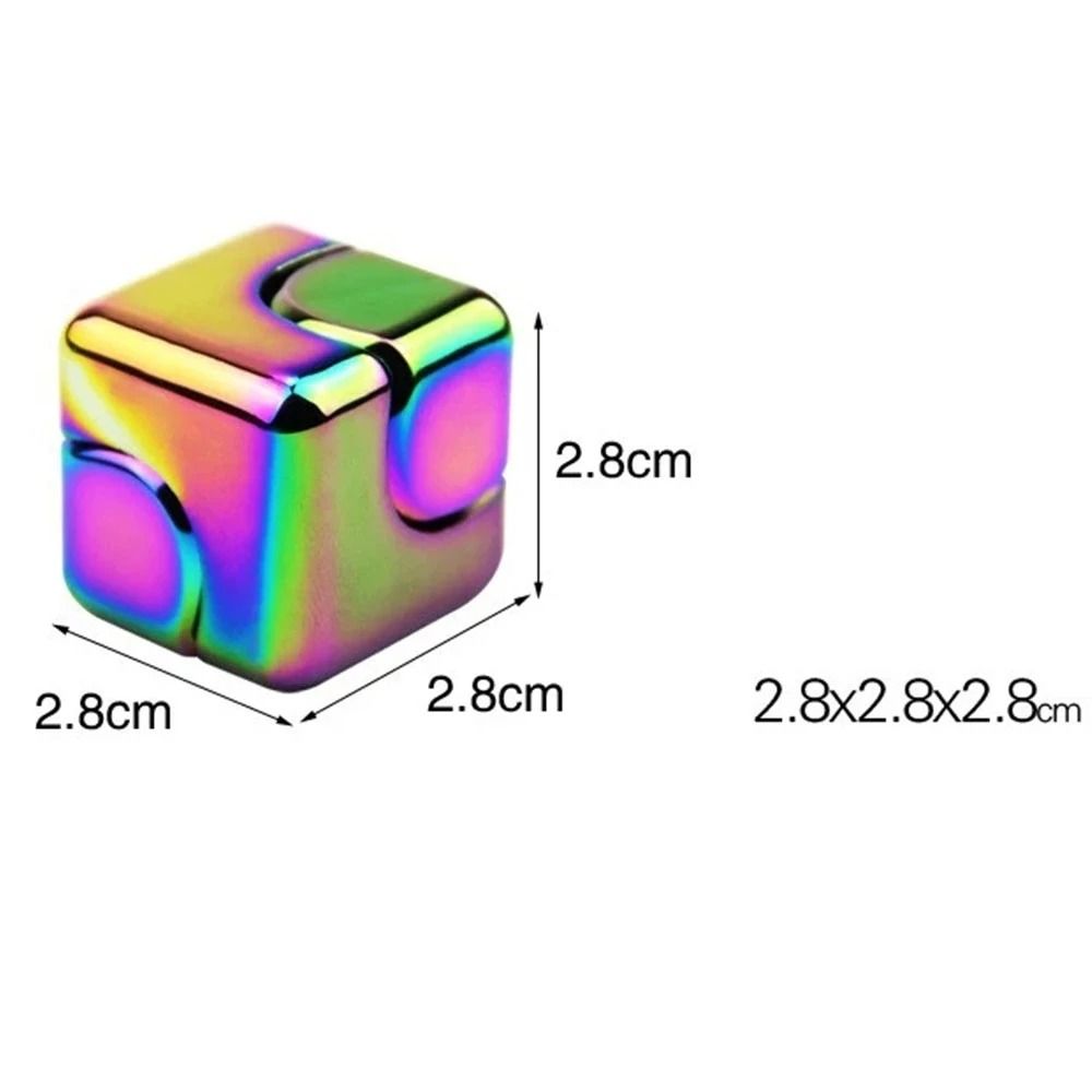 Fidget Spinner Cube Anti Anxiety Fidget Toy Spinning Cube Stress Relief Toy