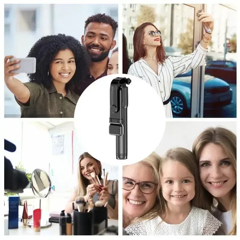 360° Rotation Selfie Stick & Tripod Stand