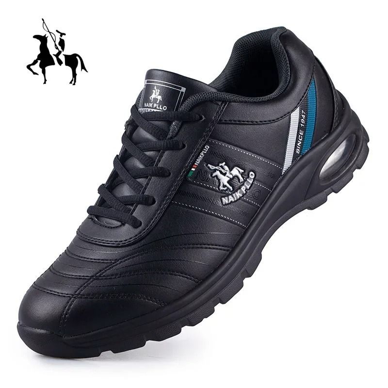 Men Outdoor Leather Casual Sneakers Large Size Fashion Sports Shoes
