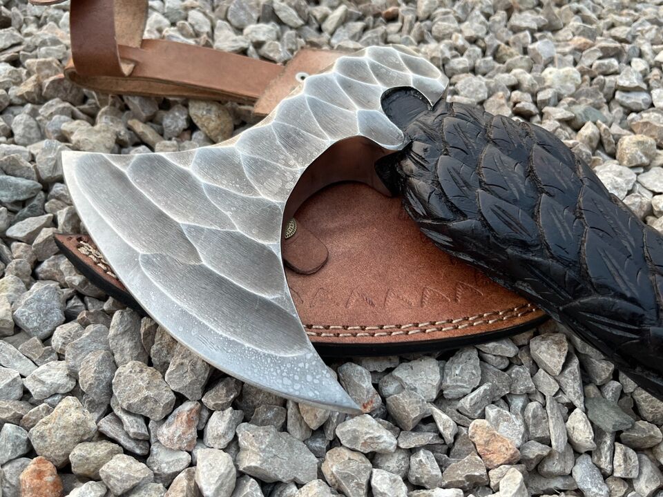 Custom Handmade Carbon Steel Blade Viking Axe Hunting Axe Camping Axe Gift Axe