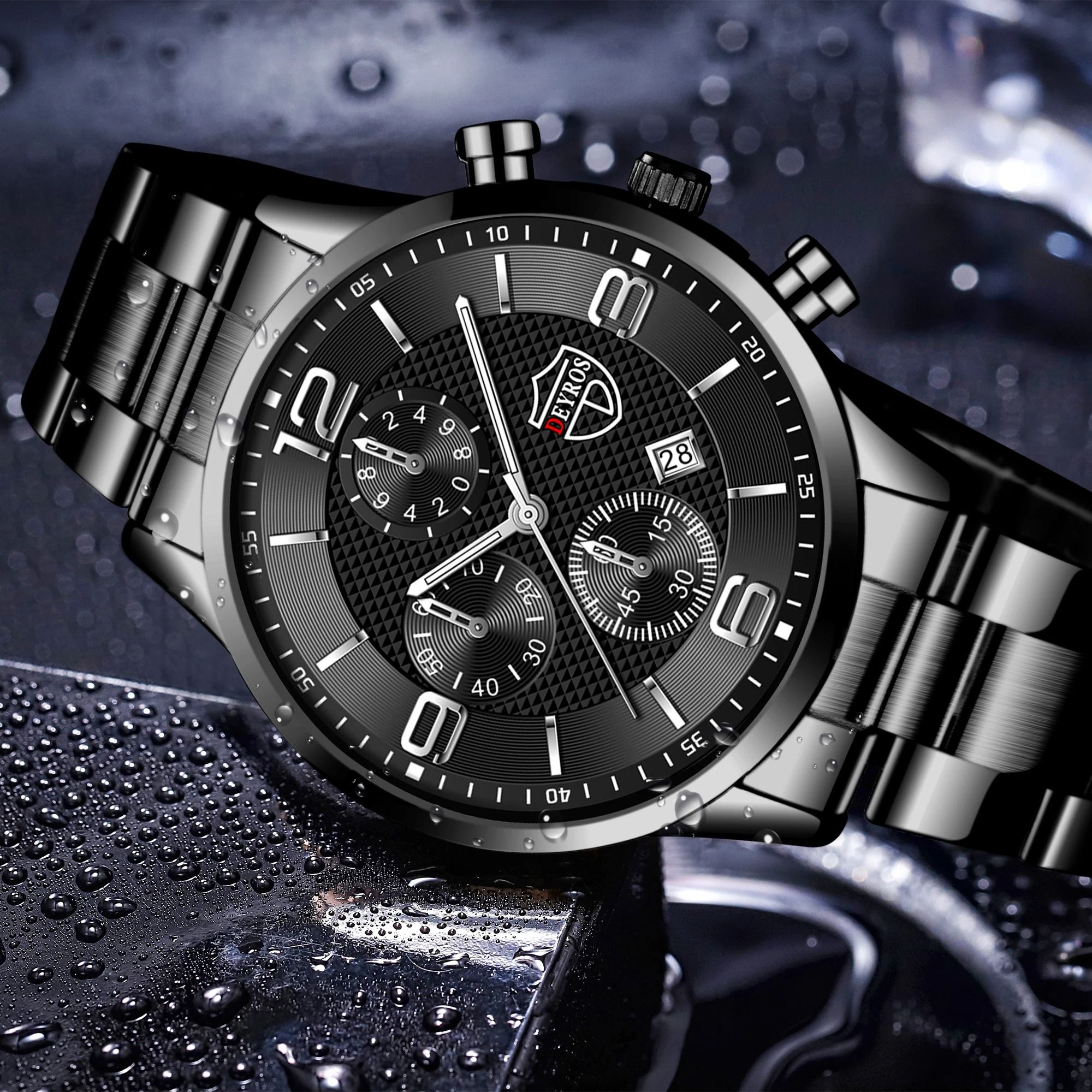 Sleek Classic Mens Wristwatch
