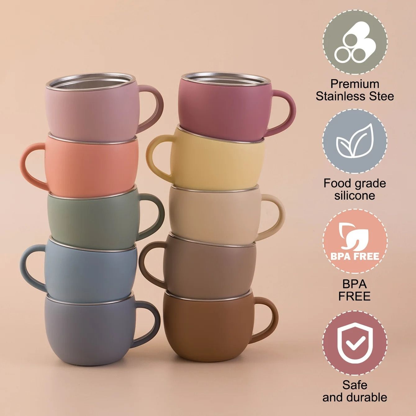 Insulated Shield Stainless Steel Training Cup