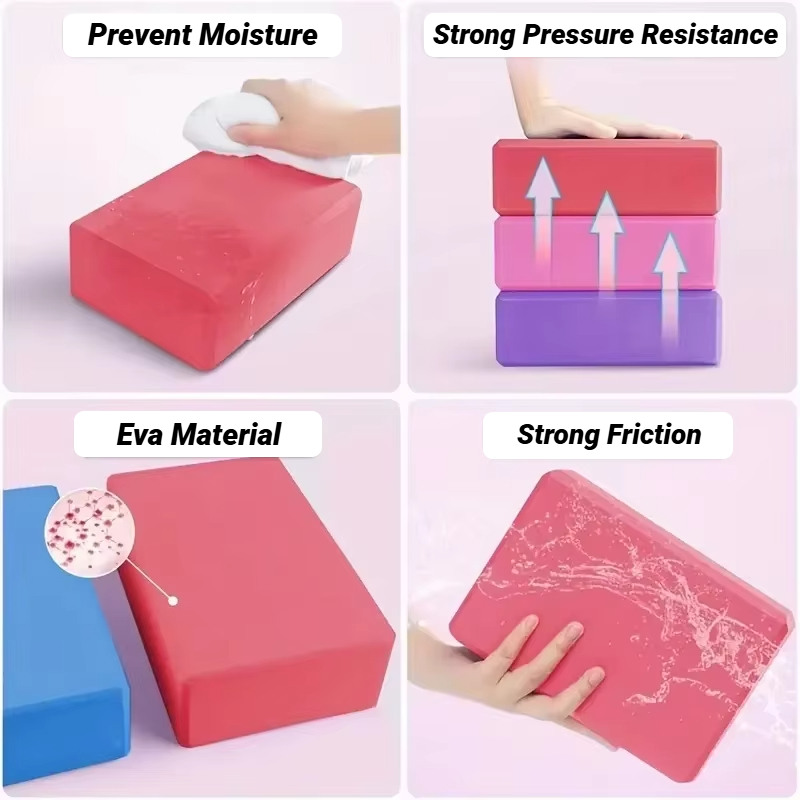 Yoga Blocks Gym Foam Brick for Pilates and Fitness Training