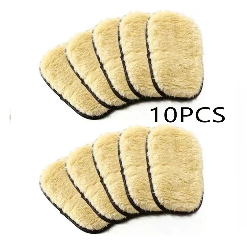 Plush Imitation Wool Car Wash Glove Thick Microfiber Cleaning Mitt