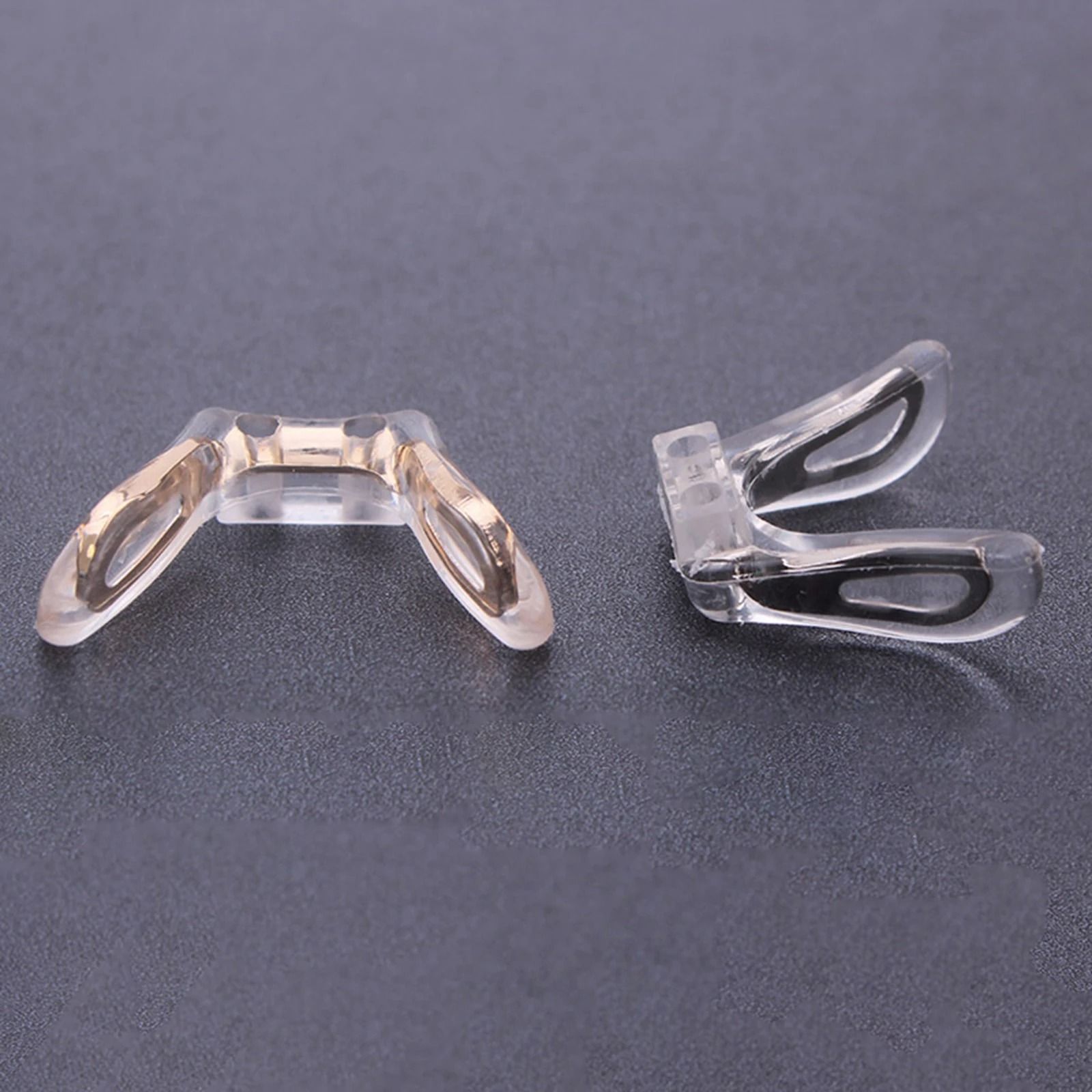 Silicone Saddle Bridge Nose Pads for Eyeglass Repair and Comfort