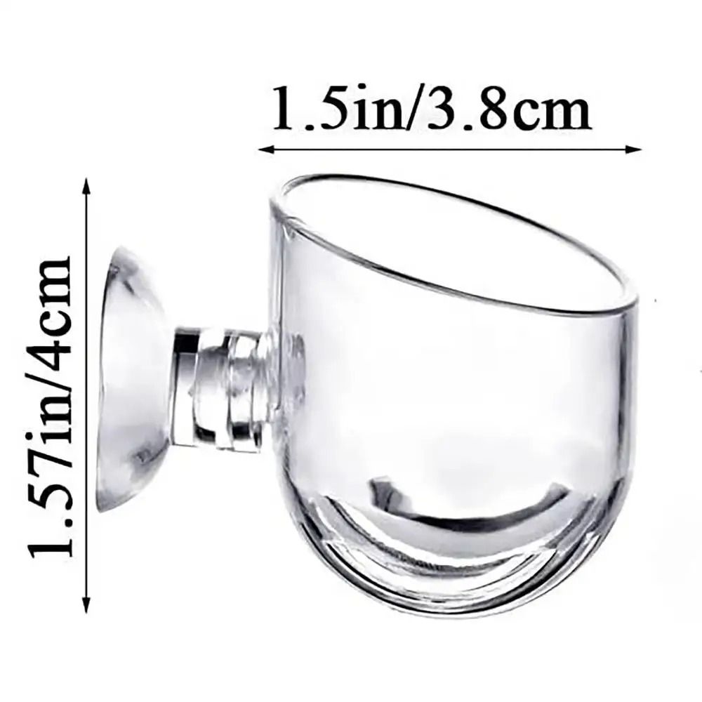 Acrylic Aquarium Plant Cup with Suction Holder