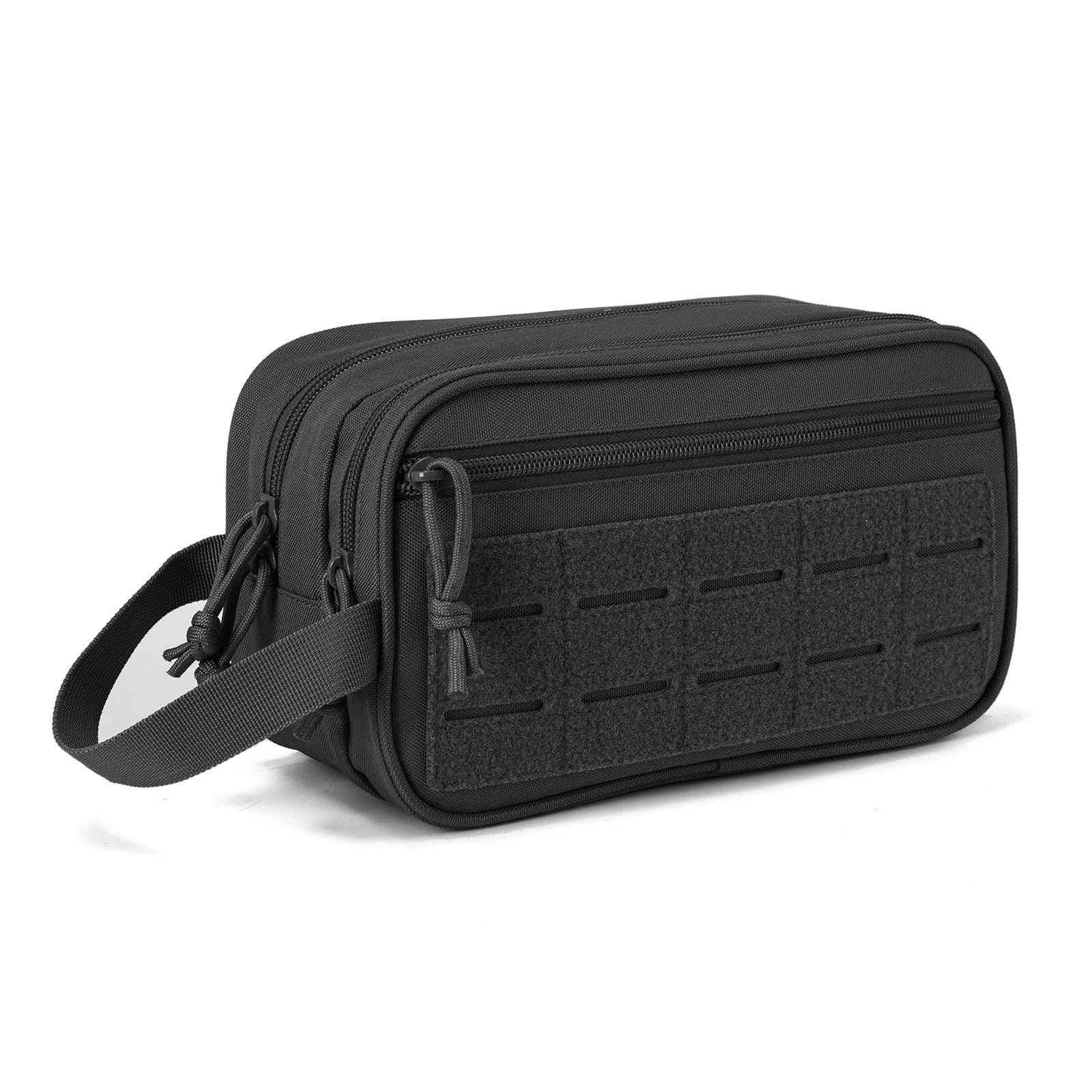 Mens Shaving Kit, Tactical Toiletry Bag, Hanging Dopp Kit Travel Bag, Tool Molle Pouches, Compact Hygiene Bag for Men