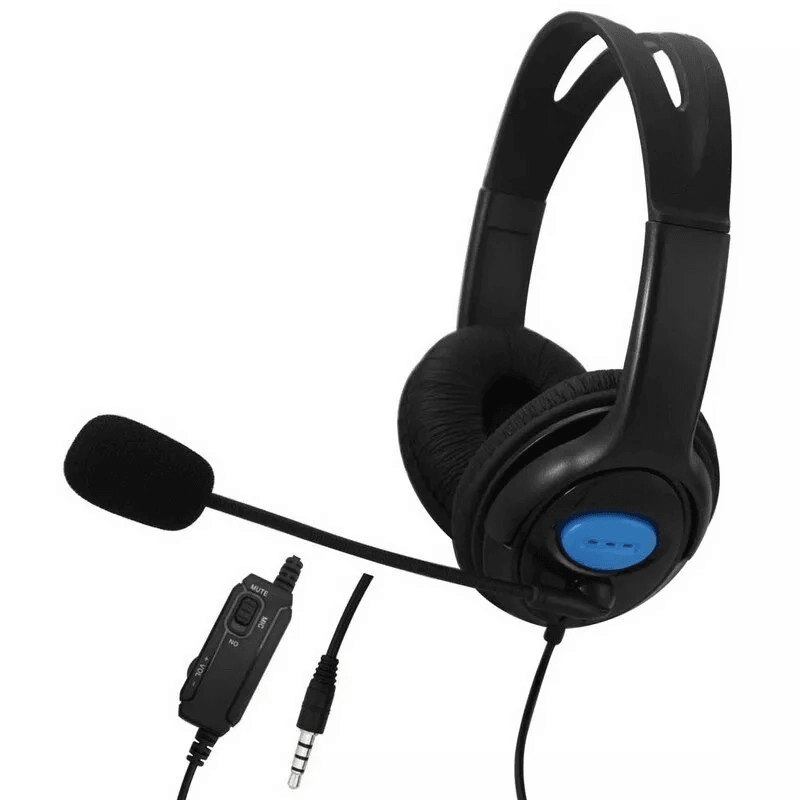 Wired Stereo Bass Surround Gaming Headset for PS4, Xbox One & PC with Mic