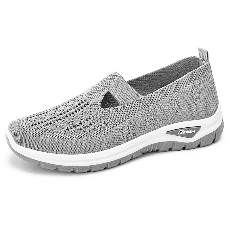 New Mesh Women Vulcanized Shoes, High Quality Women Sneakers, Slip On Flats Shoes, Women Loafers