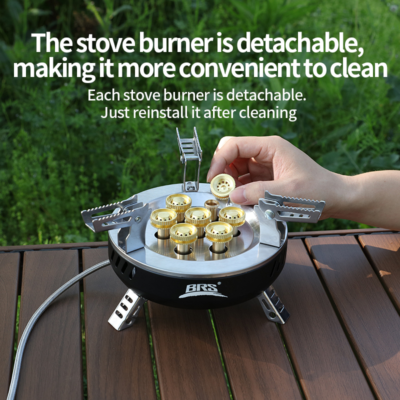 High-Power Portable Camping Gas Stove with Electronic Ignition