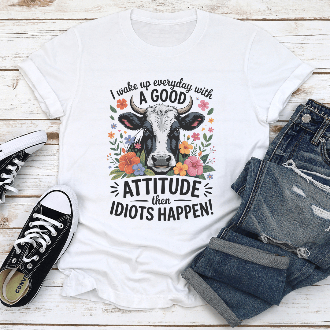 I Wake Up Everyday With A Good Attitude Tee