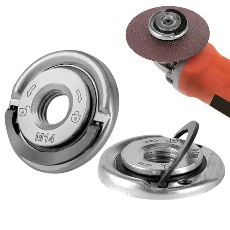 M14 Quick Release Self Locking Grinder Flange Nut Pressing Plate