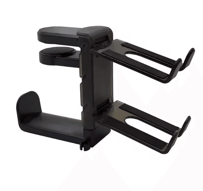360 Degree Rotating Desk Clip Headphone Holder No Punch Headset Stand