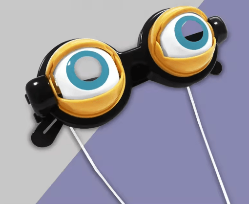 Funny Novelty Glasses Toys Plastic Prank Glasses for Parties and Gifts