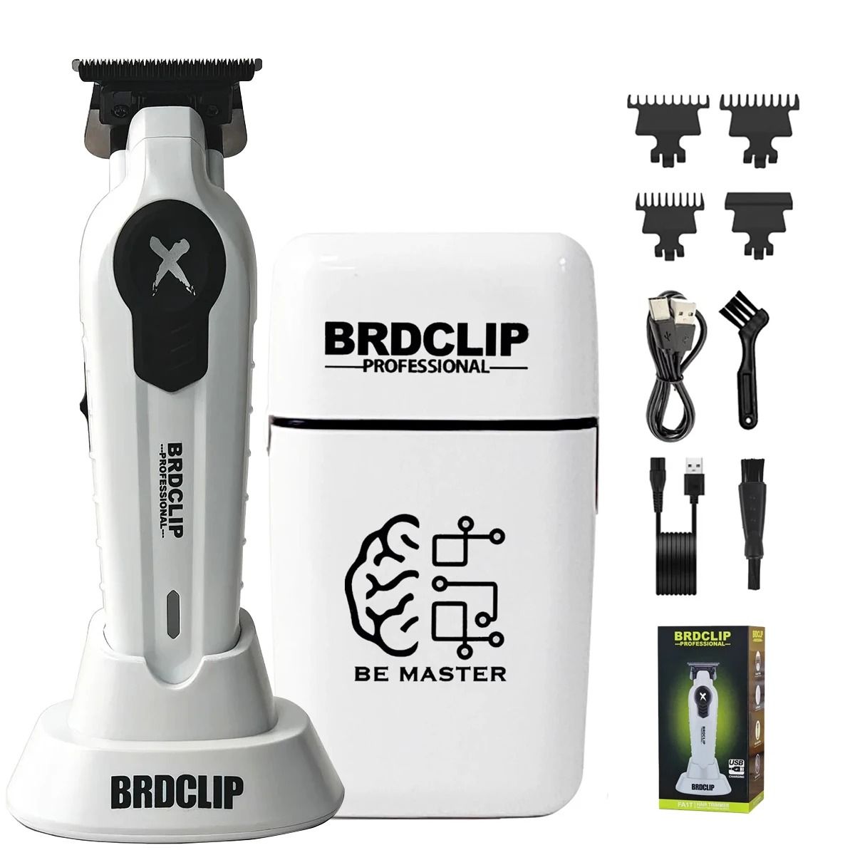 Professional Hair Clipper and Trimmer with Charging Base