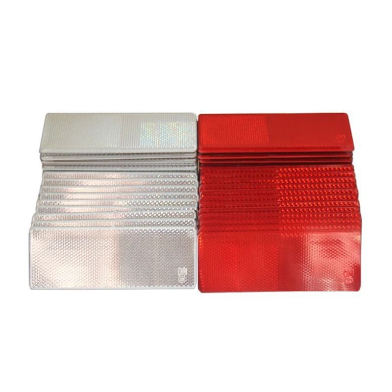 Adhesive Reflective Warning Plate Stickers for Trucks Motorcycles and Vehicles