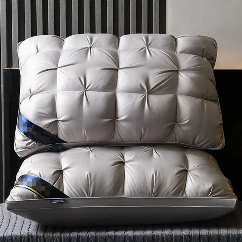 Bonenjoy High-Quality Sleep Pillow, Soft Cotton Hotel Bed Pillow for Deep Neck Support and Breathable Comfort