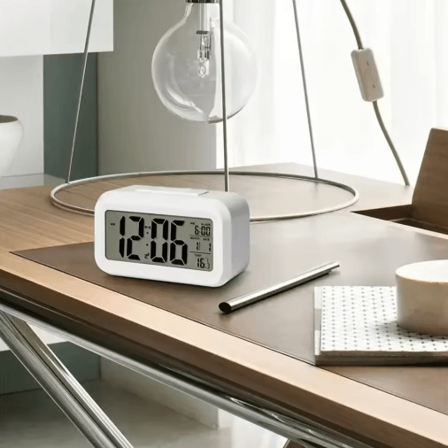 SmartGlow LED Digital Alarm Clock with Backlight and Snooze