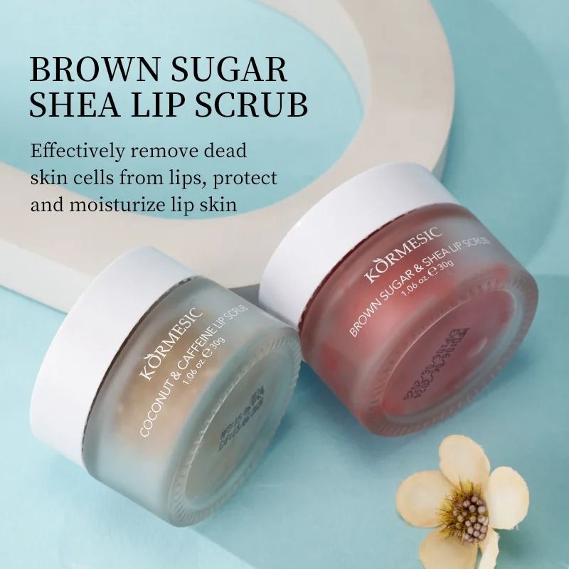 Brown Sugar Lip Smoothing Scrub – 30g Gourmet Exfoliating & Moisturizing Treatment