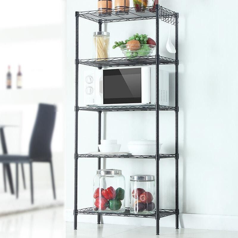 Wire Shelving Unit – Tier Storage Rack for Kitchen, Garage & Home Organization