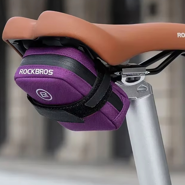 Mini Bicycle Saddle Bag, Portable MTB Road Bike Storage Bag, Compact Universal Cycling Bag for All Seat Types