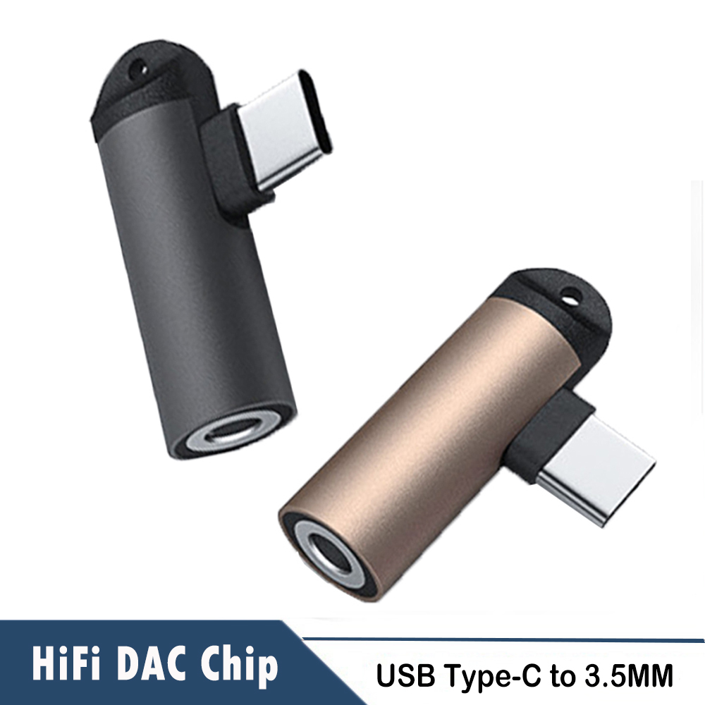 USB C to 3.5mm DAC Adapter, Digital Audio Converter for Pixel Samsung, Type C Headphone Adaptor for Lossless Audio